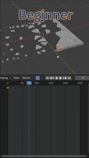 Making a particle Fade animation #blender #animation #geometrynode #tutorial #shots