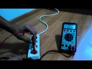 AC feszültség mérés Digitális Multiméterrel