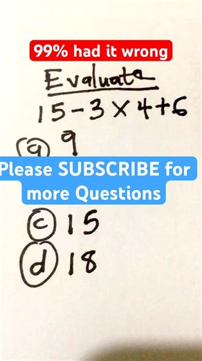 You’ll Get This Wrong 😳 99% Fail This Simple Math!