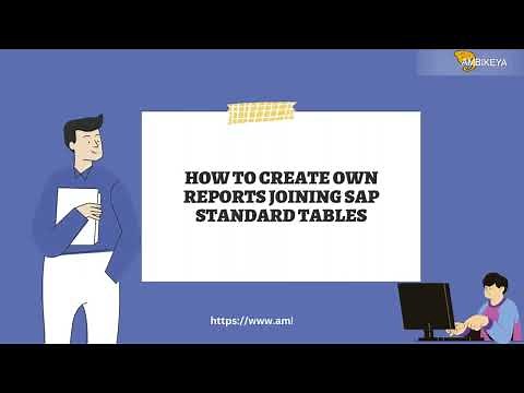 SAP - Step by step How to create own reports in SAP by joining SAP Standard Tables. (T Code - SQVI)