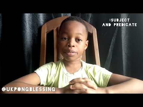 Subject and predicate explained. Follow at Facebook @ Ukpong Blessing #duet #fyp #school #child