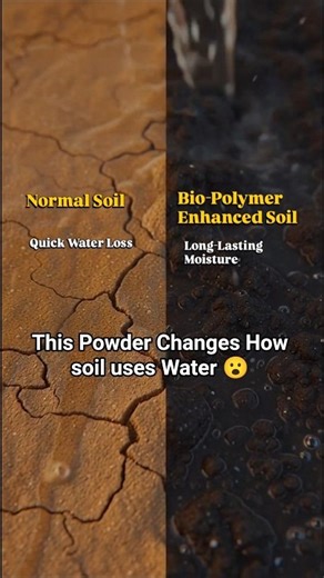 This Powder Changes How soil uses Water 😮