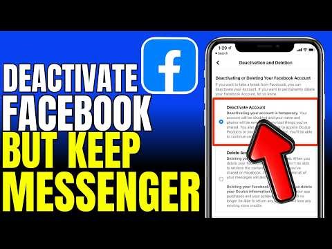 How To Deactivate Your Facebook Account But Keep Messenger (2026)
