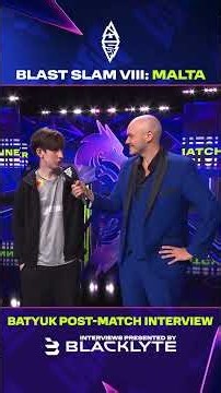 Batyuk: "Of course I feel some pressure as it's my first Grand Final" 😅 | ‪@blacklyteofficial‬