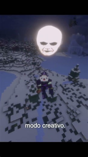 La luna blanca me ataca #minecraft #minecrafthorror #minecraftmods