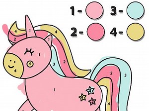 Play Color And Numbers | Free Online  Games. KidzSearch.com