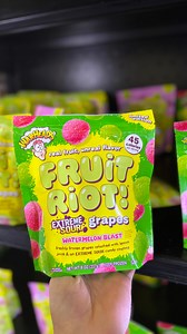 1.3K views · 13K reactions | ‍♀️ Fruit Riot is now at Walmart - including a brand new Warheads variety! I’m so excited to try that one! Link in bio to check availability #walmart #snacktime #sour #grapes | Walmart Gems | Facebook