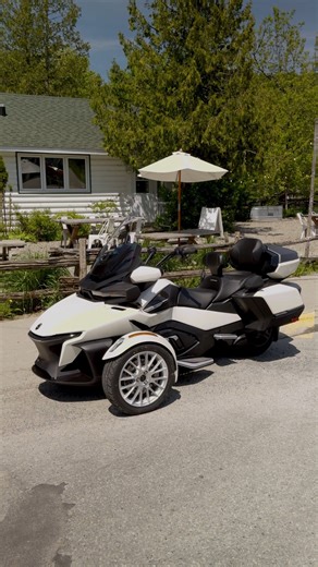 Can-Am 3-Wheel on Instagram: "White, but never basic. Pearl White brings a new level of style to the Can-Am Spyder RT Limited. – See the link in bio (@canam3wheel) to check out the full 2026 lineup. #CanAm #CanAm3Wheel #2026Lineup #Launch #CanAmSpyder"