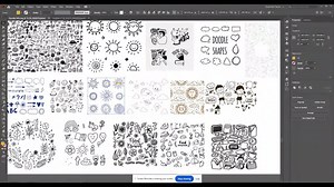 Doodle Bundle, DOODLES Lineart Elements Bundle, Doodles Png Clip Art Designs, Doodles Seamless Graphics Bundle Instant Download - Etsy UK