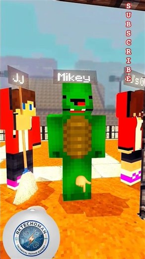 Can You Hold This? 😈 Mikey’s Evil Plan Backfires! 💥​ ​#minecraft #animation #shorts #shortsfeed