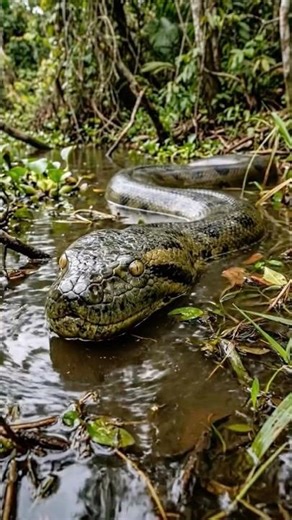 No Escape from the Anaconda 😨🐍”