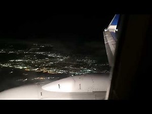 landing at Honolulu at night with United, flight UA 1581