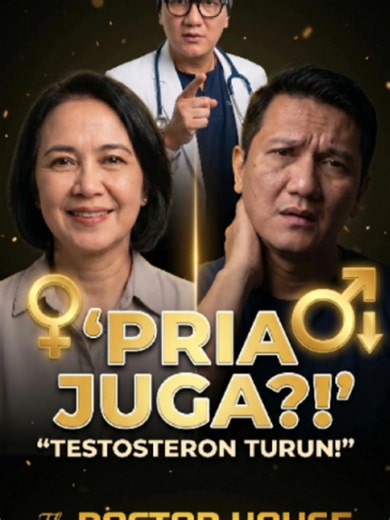 Pria Juga Alami 'Menopause', Siapa bilang cuma wanita yang bisa menopause? Pria juga bisa lho! 🤯 Namanya Andropause, kondisi yang terjadi ketika kadar hormon testosteron pria menurun drastis. Yuk para suami (atau istri yang mau ingetin suaminya), kenali gejala-gejalanya bersama The Doctor House Longevity Clinic! ♂️💡 #andropause #menopausepria #testosteron #kesehatanpria #hormonpria #thedoctorhouse #edukasikesehatan #longevity #fyp