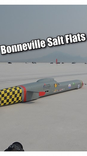 #77 J&S Racing Streamliner at the Bonneville Salt Flats Speed Week. #Bonnevillesaltflats | TomEighty