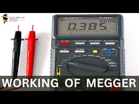Working of Megger #Megger #workingofmegger #insulationtest #resistance