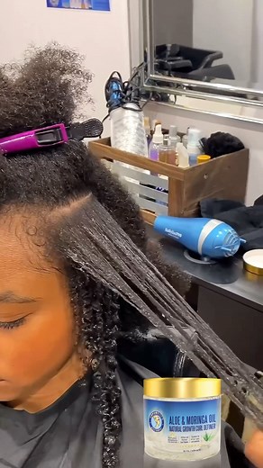 1.6K views · 2.2K reactions | Wow! Instant Hair Transformation using @nefertitissecret Aloe & Moringa Oil Natural Growth Curl Definer. For All Hair Types & Textures. No drying alcohols or flaking. This must have is a Winner! ❤️ Available on Amazon, www.nefertitisecrets.com and your local Beauty Supply Store. #amazonfinds #amazon #amazonas #amazonprime | Nefertiti's Secrets | Facebook