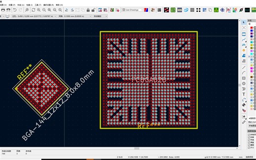KICAD5.99插件之BGA扇出
