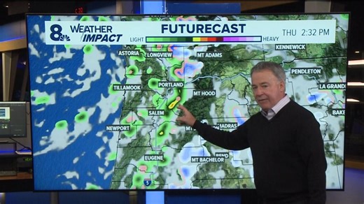 Heavy rain returns Wednesday in Portland, plus more snow in the mountains