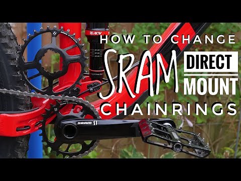 How to change SRAM direct mount chainrings (Improved Audio)