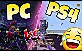 Minecraft PC Vs Minecraft PS4