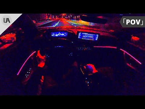 2020 PEUGEOT 2008 GT-Line AMBIENT LIGHTING | 4K POV NIGHT DRIVE