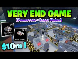 [NEW MACHINE] Best LASER MAKER and POWERCORE Setup Ultimate Mining Tycoon (VERY END GAME)