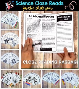 Stop looking for activities to integrate science and literacy! 🤦‍♀️ These amazing close reading brochures can be used at ANY point of the gradual release of responsibility model! These 16 brochures target such engaging content: ✏ Weather ✏ Reptiles ✏ Amphibians ✏ Mammals ✏ The Solar System ✏ Lyfe Cycles ✏ States of the Matter ✏ And more! Grab your bundle here 👉 http://bit.ly/2R7xvQa | Where the Magic Happens Teaching