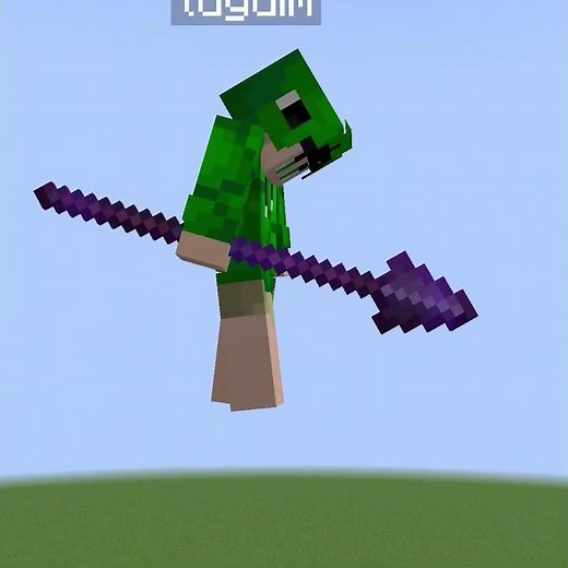 Spear + Club Combo in PvP [EDIT] #Minecraft #Tuguim #edit