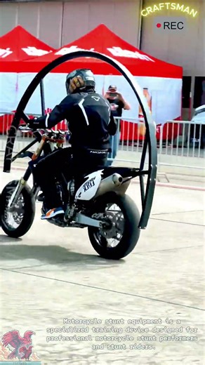 Motorcycle Stunt Rotation Training Device #shorts #viral #tools #machine