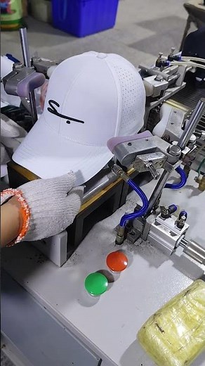 🧢How Premium Performance Baseball Caps Get Their Perfect Shape 🧢⚙️ | Hat Factory Process#HatFactory