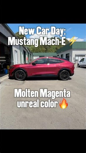 New Car Protection - Ford Mach E Mustang Molten Magenta #ceramiccoating #paintcorrection | Apex NC