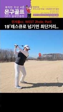 19˚레스큐(유틸리티)로 넘기면 최단거리(필드 플레이)