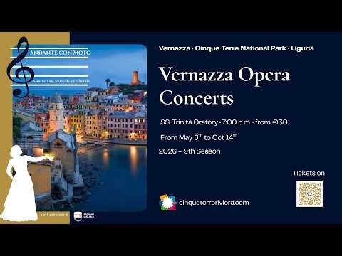 Vernazza Opera Concerts 2026 – Live Italian Opera in Cinque Terre | 9th Season