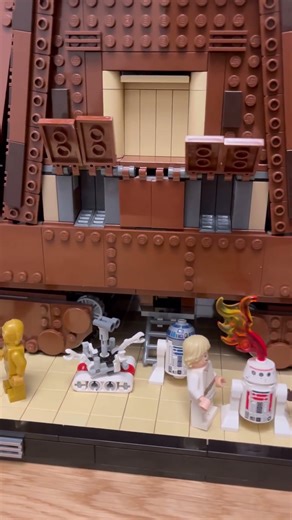 LEGO STAR WARS SANDCRAWLER DIORAMA MOC 75059 #shorts