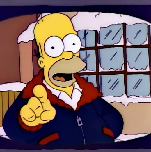 First day of winter got you down? 😨 There's only one man to call! | The Simpsons