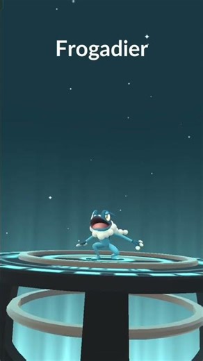 Pokemon Go evolution | Froakie to Frogadier #pokemon