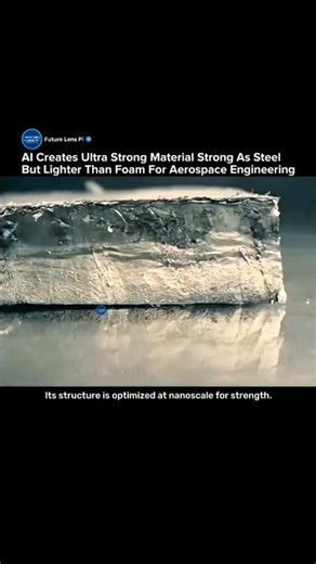 AI Creates Ultra-Strong Material Stronger Than Steel But Lighter Than Foam #material #ai #technology
