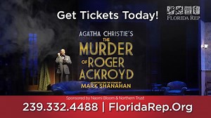 79 reactions · 17 shares | Calling all Mystery Buffs… Try solving Agatha Christie’s best whodunnit, THE MURDER OF ROGER ACKROYD, newly adapted for the stage by Mark Shanahan. The thrilling plot features mysterious suspects in a world filled with secrets, gossip, blackmail, and a tangled murder investigation only the great Hercule Poirot can tackle. Join him on a sleuthing adventure at Florida Rep, now through December 15. | Florida Repertory Theatre | Facebook