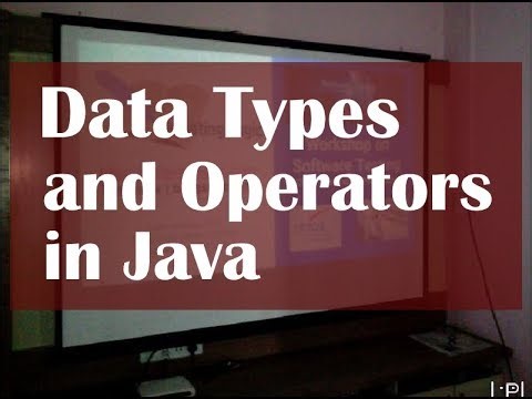 Data Types and operators in java