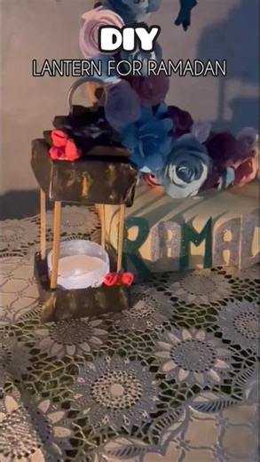 DIY_Lantern😱💕#shorts#youtubeshort #trending #tutorial #diylantern #craftideas #diyaesthetic#ramadan