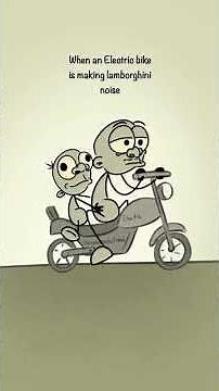 Electric Bike Gone CRAZY! 🤯⚡ Funniest 4K Memes #Shorts