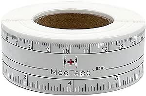 Self-Adhesive Wound Measurement Ruler 8 Inches (Roll of 125)