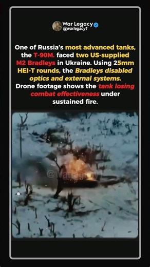 When 2 Bradleys Faced Russia’s Top Tank #shorts