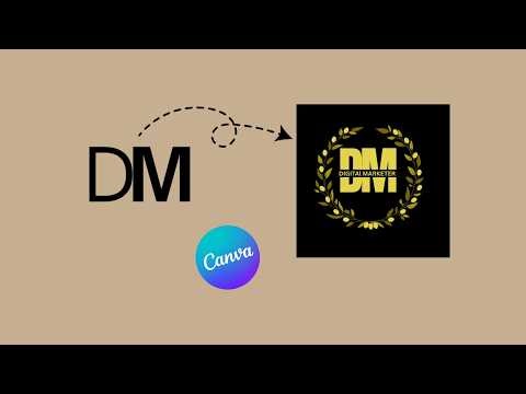 How to make logo design with Canva