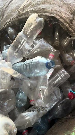 How Factories Recycle Plastic Bottles | Crusher in Operation
