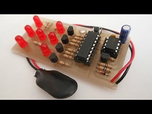 Electronic Dice(with slowdown) - NE555 & CD4017