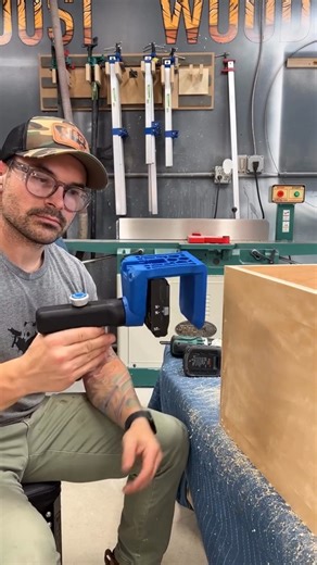 "The amount of times I’ve used this pocket hole jig amazes me. It comes in so handy!" ~@timberdustwoodworking Shop the Pocket-Hole Jig 520PRO: kregtool.com/shop/pocket-hole-joinery/pocket-hole-jigs/kreg-pocket-hole-jig-520pro/KPHJ520PRO2.html | Kreg Tool