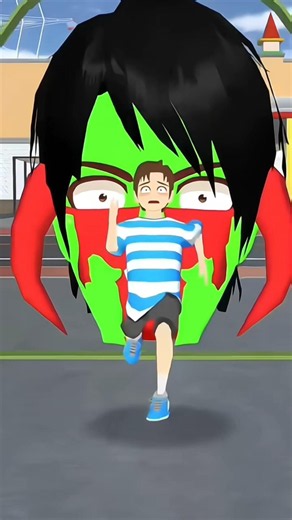 Yuta saw the zombie🧟‍♂️ | Sakura school simulator #sss #unfrezzmyaccount #shortsfeed #trending #1m
