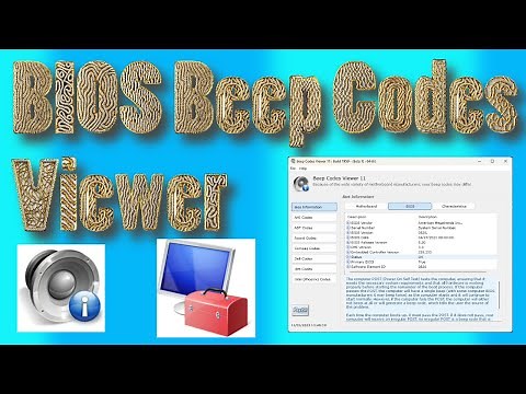 BIOS Beep Codes Viewer