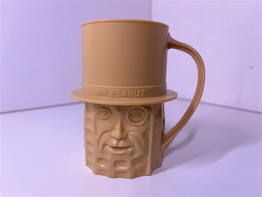 Vintage Planters Mr. Peanut Advertising Plastic Mug/cup | Retro Foodie Collectible - Etsy